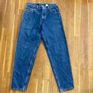 Vintage Levi's 560 Loose Fit Tapered Leg Cotton Medium Wash Made In USA 28x30